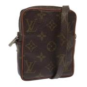 Pre-owned Canvas louis-vuitton-bags Louis Vuitton Vintage , Brown , Da...