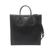 Pre-owned Leather prada-bags Prada Vintage , Black , Dames