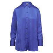 Zijdelings gespleten Hemd Shirt s.Oliver , Blue , Dames