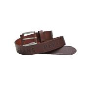 Vintage Leren Riem Urban Stijl Pepe Jeans , Brown , Heren