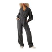 Elegante antraciet jumpsuit Freebird , Gray , Dames