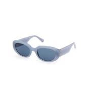 Grijze Injectie Zonnebril UV Filter Guess , Gray , Dames