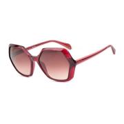 Paarse Lens UV-bescherming Zonnebril Vrouwen Police , Red , Dames