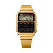 Gouden Roestvrijstalen Digitaal Horloge Casio , Yellow , Unisex