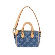 Pre-owned Canvas louis-vuitton-bags Louis Vuitton Vintage , Blue , Dam...