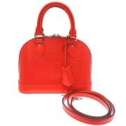 Pre-owned Leather louis-vuitton-bags Louis Vuitton Vintage , Orange , ...