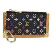 Pre-owned Canvas wallets Louis Vuitton Vintage , Black , Dames