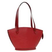 Pre-owned Leather louis-vuitton-bags Louis Vuitton Vintage , Red , Dam...