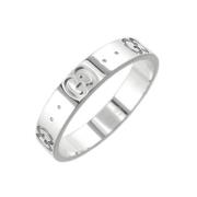 Pre-owned White Gold rings Gucci Vintage , Gray , Dames