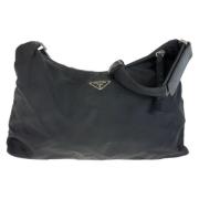 Pre-owned Canvas prada-bags Prada Vintage , Black , Dames