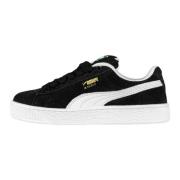 Dames Lage Suède Sneakers Puma , Black , Dames