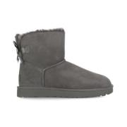 Shearling laarzen met achterstrik UGG , Gray , Dames