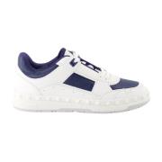 Freedots Leren Sneakers Valentino Garavani , Blue , Heren