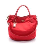 Pre-owned Canvas prada-bags Prada Vintage , Red , Dames