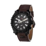 Bruin Leren Horloge met Quartz Mechanisme Timberland , Brown , Heren