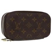 Pre-owned Canvas pouches Louis Vuitton Vintage , Brown , Dames