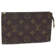 Pre-owned Canvas pouches Louis Vuitton Vintage , Brown , Dames