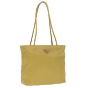 Pre-owned Nylon prada-bags Prada Vintage , Yellow , Dames