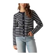 Blauwe Omkeerbare Vest voor Vrouwen Tommy Hilfiger , Blue , Dames