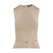 Shell Mouwloze Trui Ralph Lauren , Beige , Dames