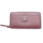 Pre-owned Leather wallets Louis Vuitton Vintage , Pink , Dames