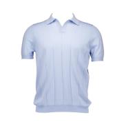 Lichtblauwe Polo Shirt Gran Sasso , Blue , Heren