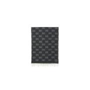 Monogram Jacquard Sjaal Liu Jo , Gray , Dames