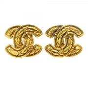 Pre-owned Metal chanel-jewelry Chanel Vintage , Yellow , Dames