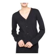 Dames Cardigan Sweater Silvian Heach , Black , Dames