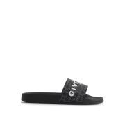 Klassieke Zwembadsandalen in Zwart Givenchy , Black , Heren