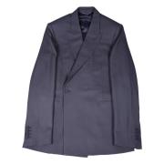 Gekruiste Blazer in Grijs Dior , Gray , Heren