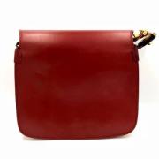 Pre-owned Leather shoulder-bags Cartier Vintage , Brown , Dames