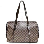 Pre-owned Canvas shoulder-bags Louis Vuitton Vintage , Brown , Dames