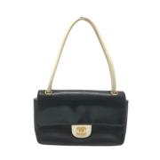 Pre-owned Leather chanel-bags Chanel Vintage , Black , Dames