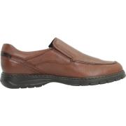 Stijlvolle Loafers met Zijrubbers Fluchos , Brown , Heren