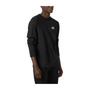 Zwarte longsleeve T-shirt Young Urban Helly Hansen , Black , Heren