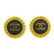 Pre-owned Metal chanel-jewelry Chanel Vintage , Yellow , Dames