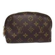 Pre-owned Canvas pouches Louis Vuitton Vintage , Brown , Dames