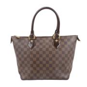 Pre-owned Leather handbags Louis Vuitton Vintage , Brown , Dames