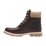 Dames Enkellaarzen, Leren Amfibie Model Timberland , Brown , Dames