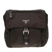 Pre-owned Fabric prada-bags Prada Vintage , Brown , Dames