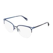 Blauw Metalen Frame Dameshorloge Police , Blue , Dames