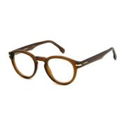 Bruine Acetaatframebril met wijzerplaat Carrera , Brown , Unisex