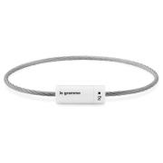 Kabelarmband Le Gramme , White , Unisex