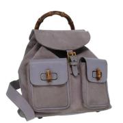 Pre-owned Suede backpacks Gucci Vintage , Purple , Dames