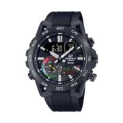 Zwarte Hars Horloge met Quartz Mechanisme Casio , Black , Heren