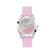 Rubber Quartz Analooghorloge Guess , Pink , Dames