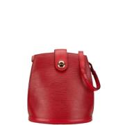 Pre-owned Leather louis-vuitton-bags Louis Vuitton Vintage , Red , Dam...