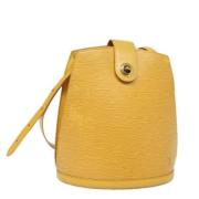 Pre-owned Leather louis-vuitton-bags Louis Vuitton Vintage , Yellow , ...