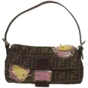 Pre-owned Canvas fendi-bags Fendi Vintage , Brown , Dames